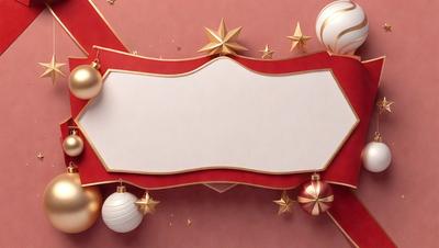 The primary subject of the image is a framed mirror with a red border. The setting is a pink background, and the visual style appears to be a combination of photo and digital art. The colors and mood of the image are predominantly pink and warm, creating a cozy and inviting atmosphere.